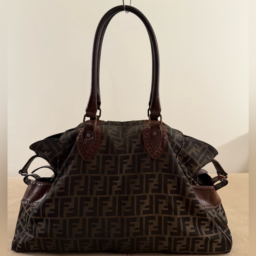 Authentic Vintage Fendi Zucca Du Jour Tote